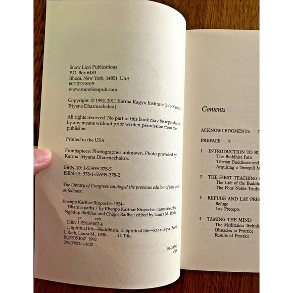 Dharma Paths by Khenpo Karthar (2011, Trade Paperback) - Picture 5 of 7